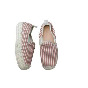 Arket Size 36 / 5.5 US Designer Stripe Platform Espadrille Shoes